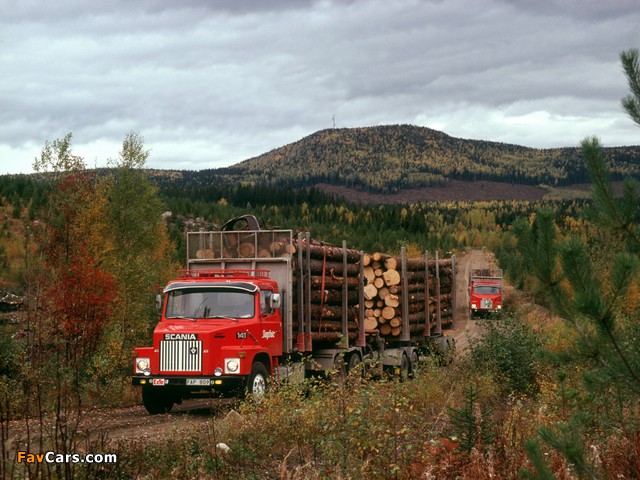 Images of Scania LS141 6x2 Timber Truck 1976–81 (640 x 480)