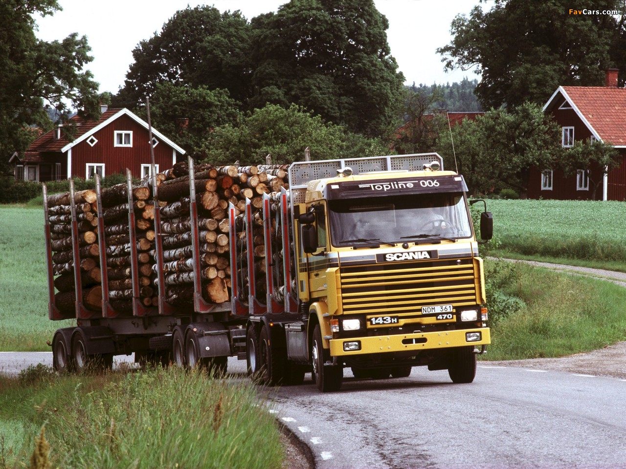 Images of Scania 143H 500 6x2 Timber Truck 1985–88 (1280 x 960)