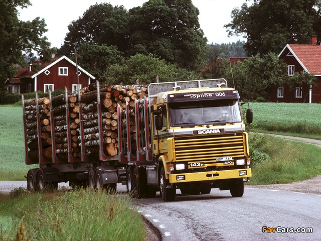 Images of Scania 143H 500 6x2 Timber Truck 1985–88 (640 x 480)