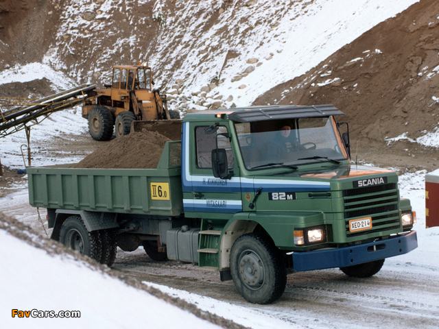 Scania T82M 4x2 Tipper 1982–90 pictures (640 x 480)