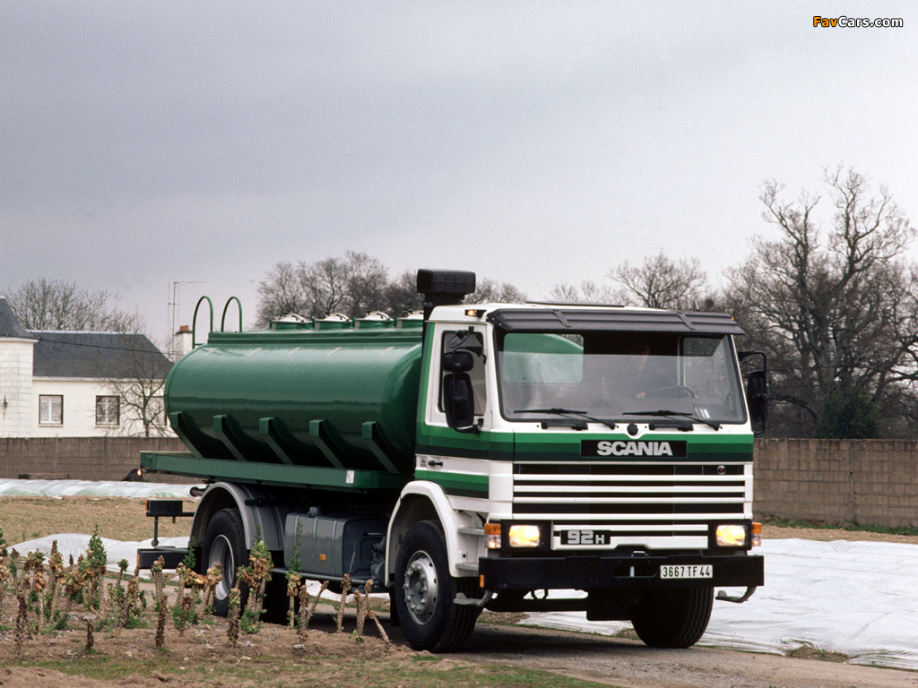 Scania 92H 4x2 Tanker 1985–88 images (1024 x 768)