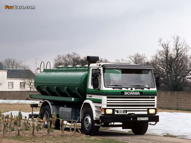 Scania 92H 4x2 Tanker 1985–88 images (640 x 480)