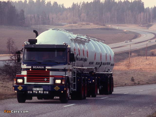 Scania T142 6x2 1982–90 photos (640 x 480)