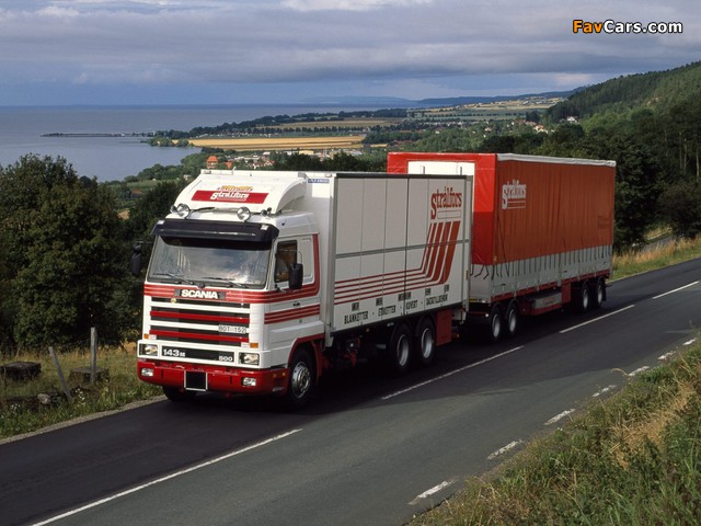 Photos of Scania R143M 6x2 1988–95 (640 x 480)