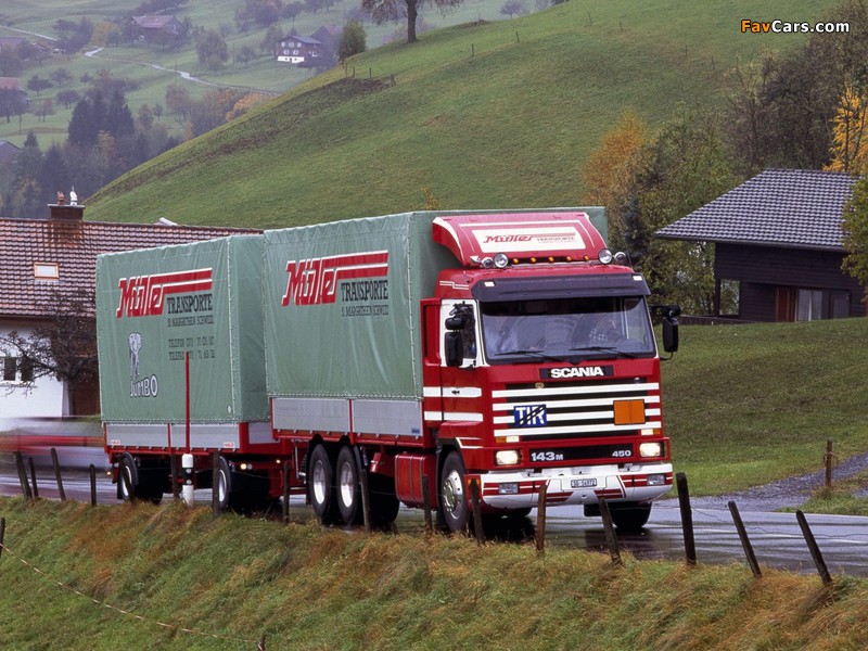 Scania R143M 6x2 1988–95 wallpapers (800 x 600)