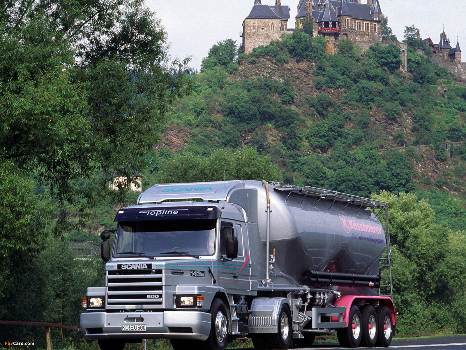 Scania T143M 500 4x2 Topline 1991–96 wallpapers (1600 x 1200)