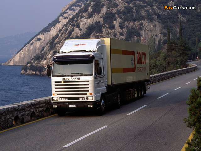 Scania R143M 4x2 1988–95 wallpapers (640 x 480)
