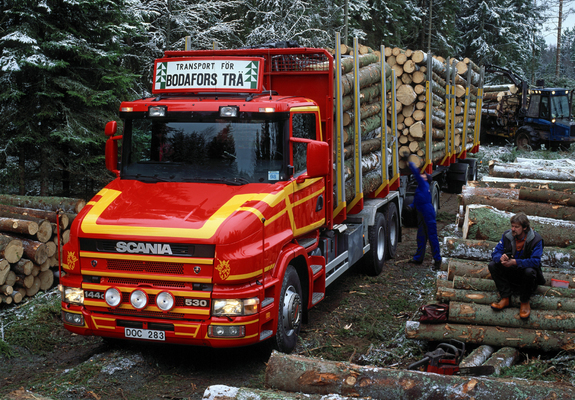 Images of Scania T144G 530 6x4 Timber Truck 1995–2004