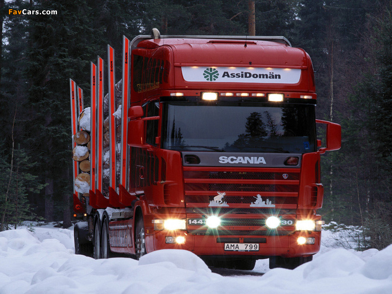Images of Scania R144G 530 6x4 Timber Truck 1995–2004 (800 x 600)