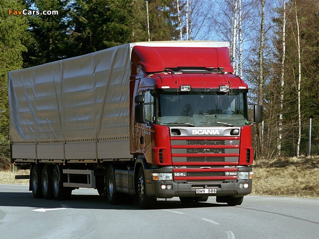 Photos of Scania R164L 580 4x2 1995–2004 (640 x 480)