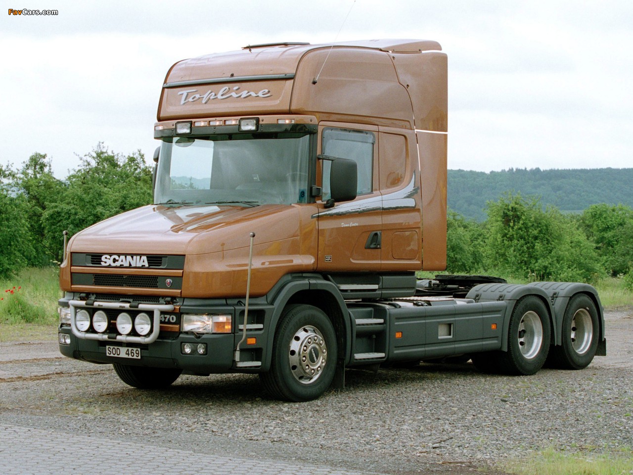 Photos of Scania T124 6x2 Topline 1995–2004 (1280 x 960)
