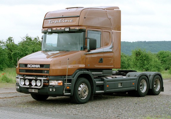 Photos of Scania T124 6x2 Topline 1995–2004