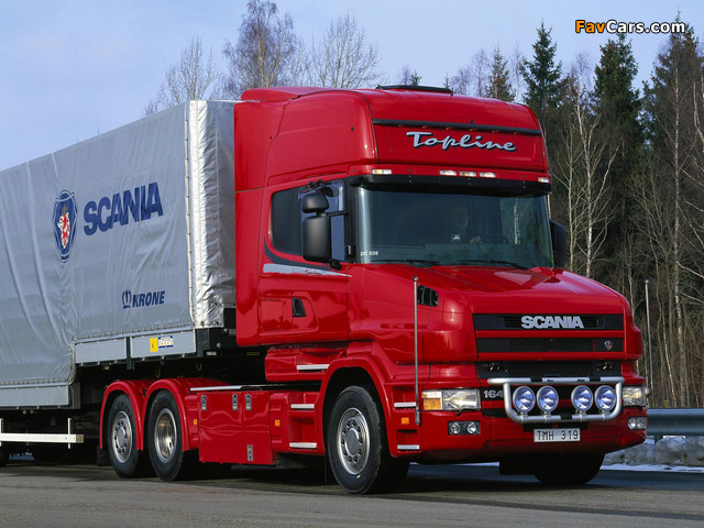 Pictures of Scania T164L 580 6x2 Topline 1995–2004 (640 x 480)