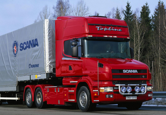 Pictures of Scania T164L 580 6x2 Topline 1995–2004