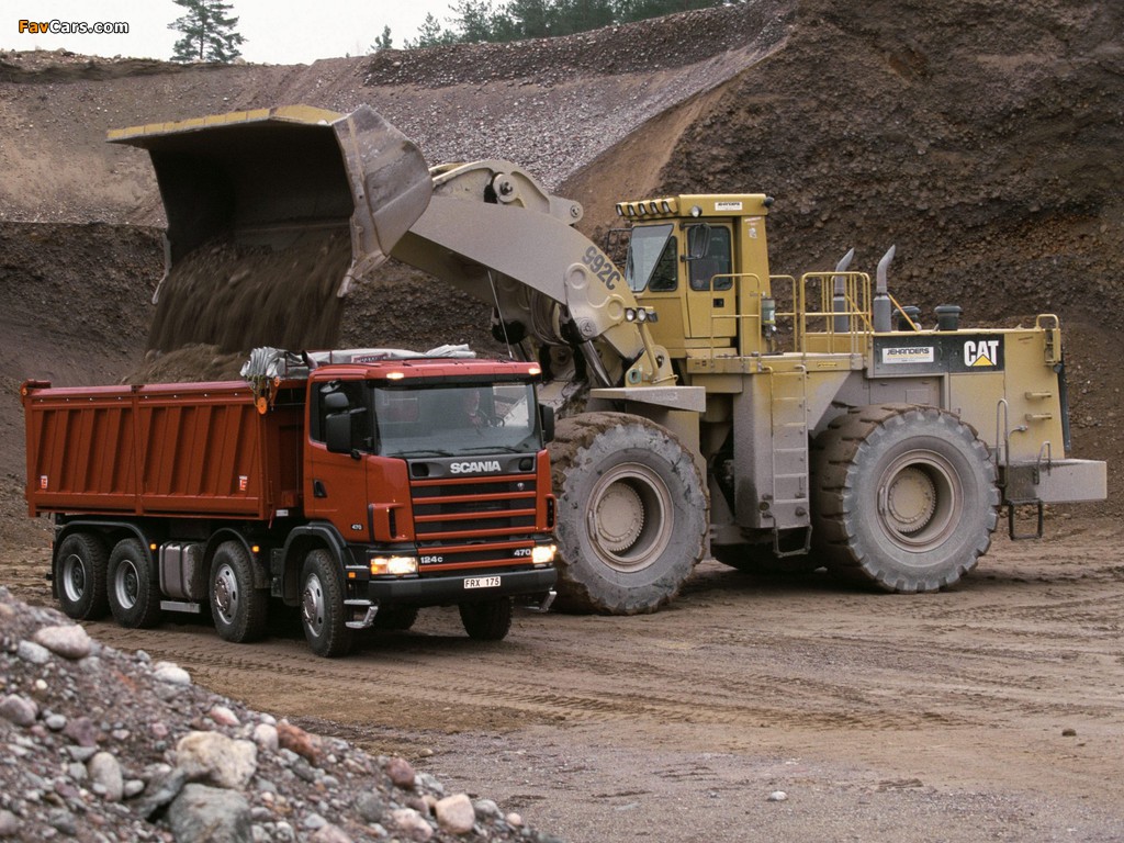 Pictures of Scania R124CB 470 8x4 Tipper 1995–2004 (1024 x 768)