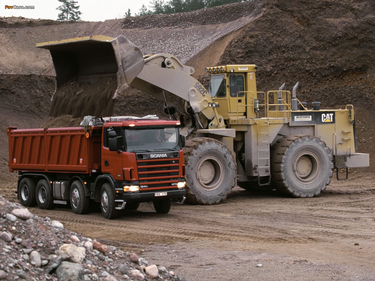 Pictures of Scania R124CB 470 8x4 Tipper 1995–2004 (1280 x 960)
