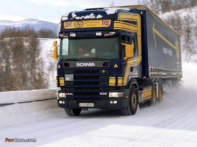 Pictures of Scania R144L 530 6x4 1995–2004 (640 x 480)