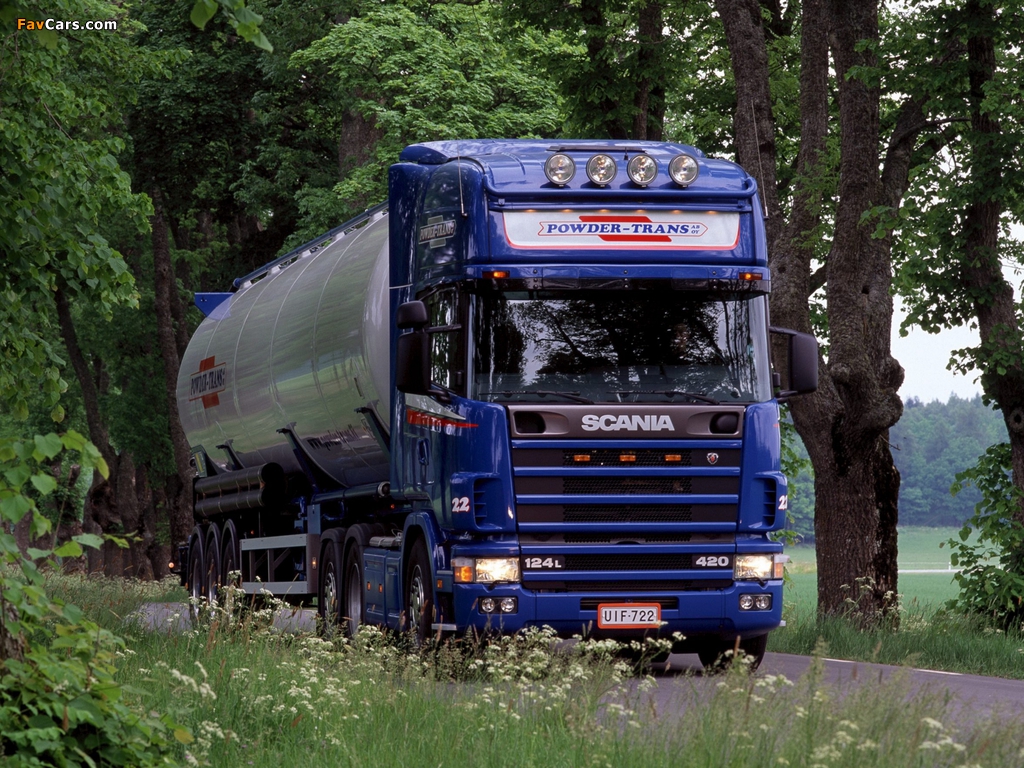 Scania R124L 420 6x2 1995–2004 images (1024 x 768)