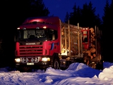 Scania R144G 530 6x4 Timber Truck 1995–2004 images