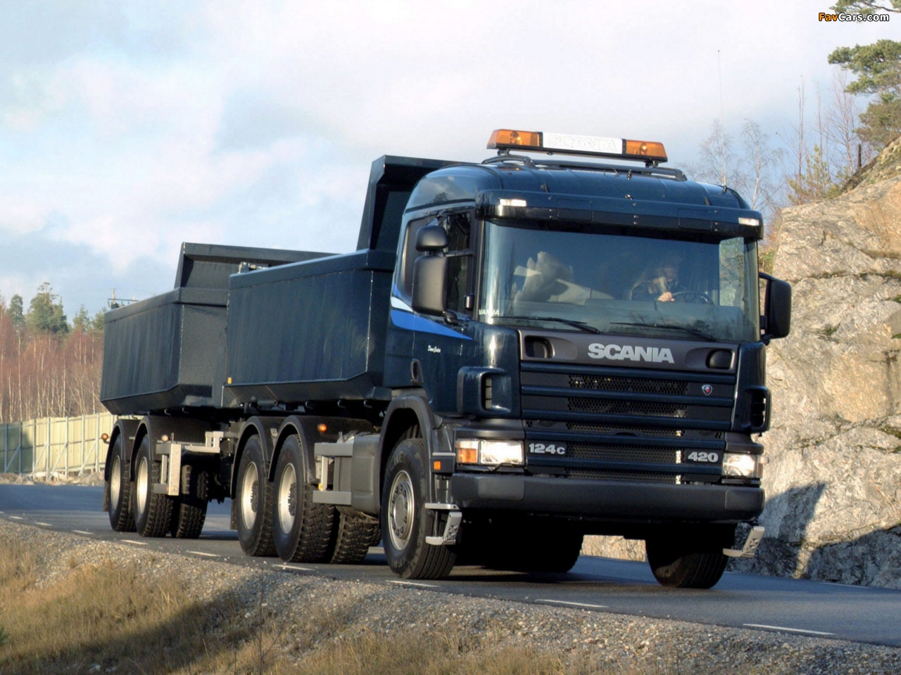 Scania R124C 420 6x4 Tipper 1995–2004 images (1280 x 960)