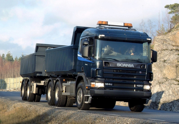 Scania R124C 420 6x4 Tipper 1995–2004 images