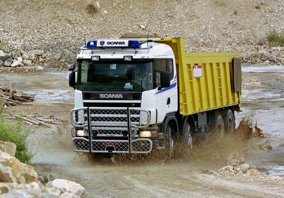 Scania R144GB 8x4 460 Tipper 1995–2004 images