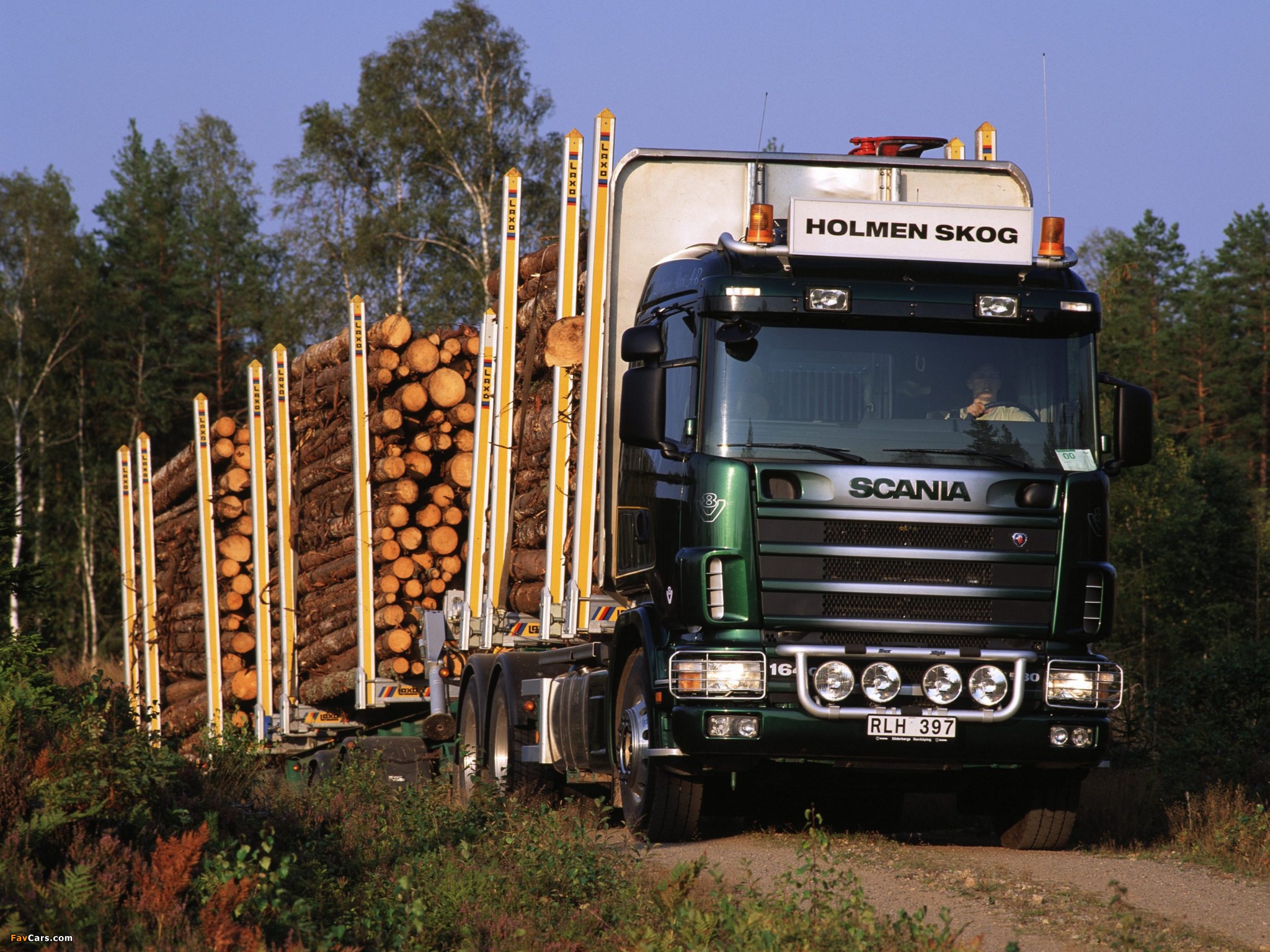 Scania R164GB 580 6x4 Timber Truck 1995–2004 images (2048 x 1536)