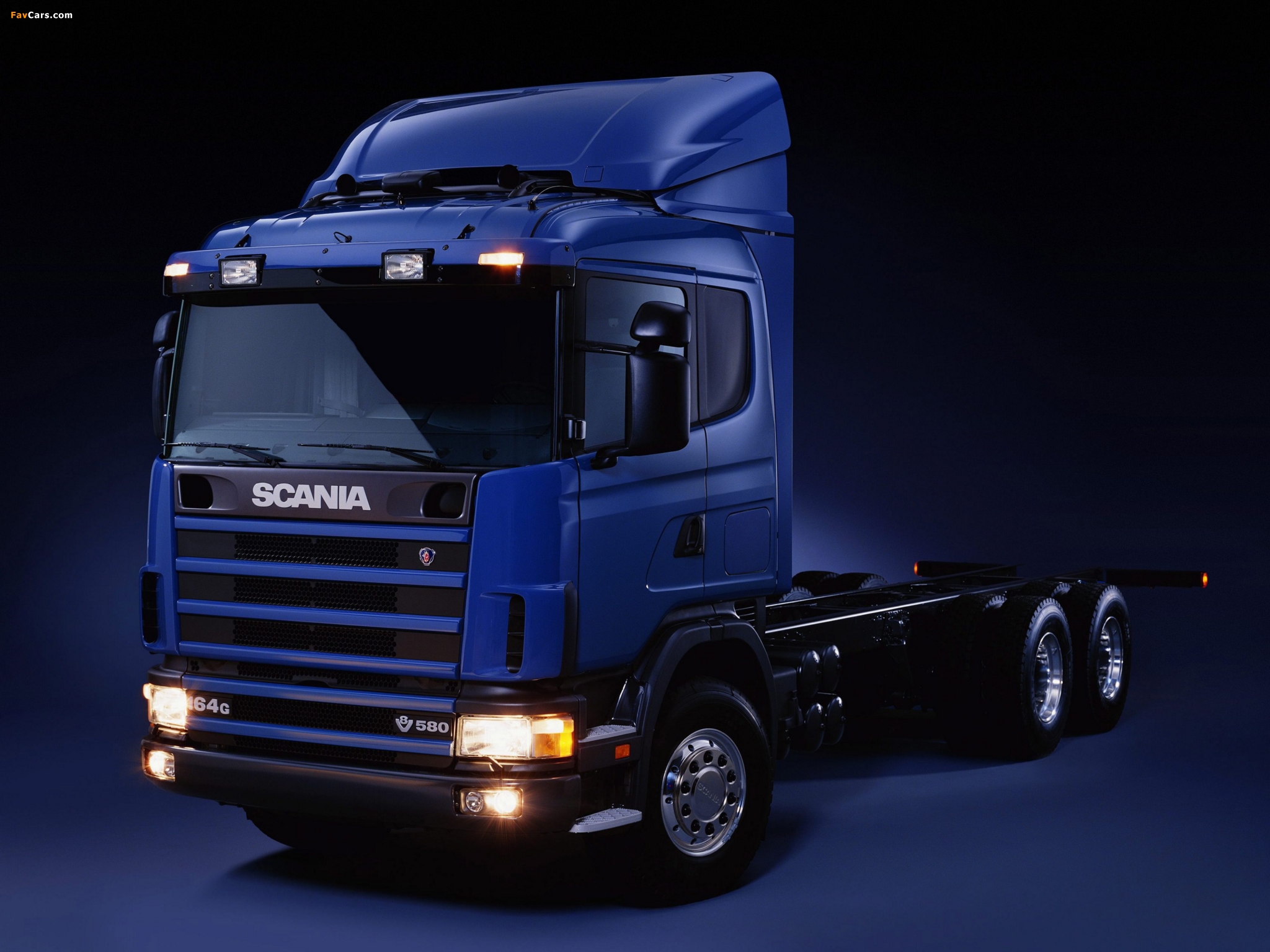 Scania R164G 580 6x4 1995–2004 photos (2048 x 1536)