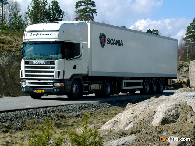 Scania R124L 470 4x2 1995–2004 pictures (640 x 480)