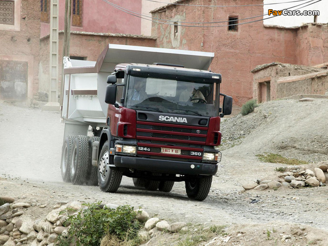 Scania 124G 360 6x4 Tipper 1995–2004 pictures (640 x 480)