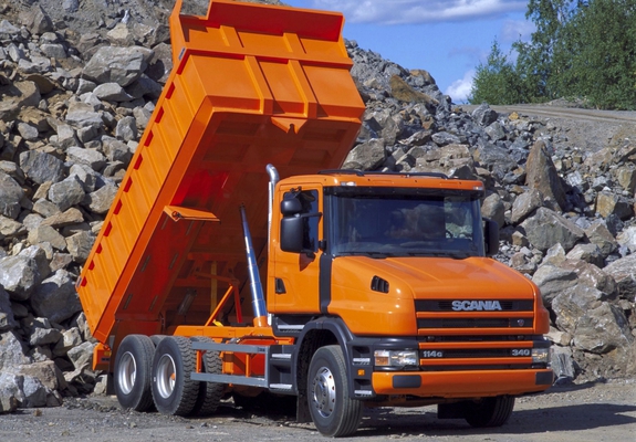 Scania T114G 340 6x4 Tipper 1995–2004 wallpapers