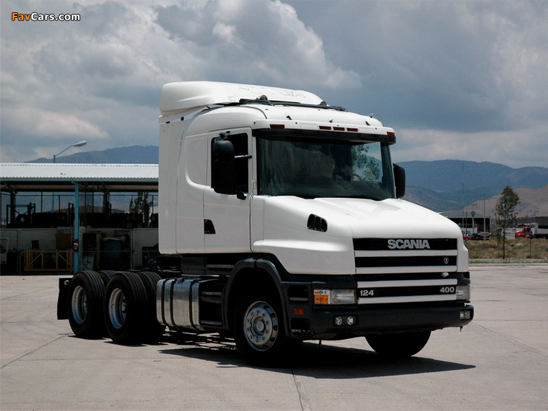 Scania T124L 400 6x4 1995–2004 wallpapers (800 x 600)