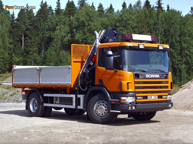 Scania P94G 260 4x2 1995–2004 wallpapers (640 x 480)