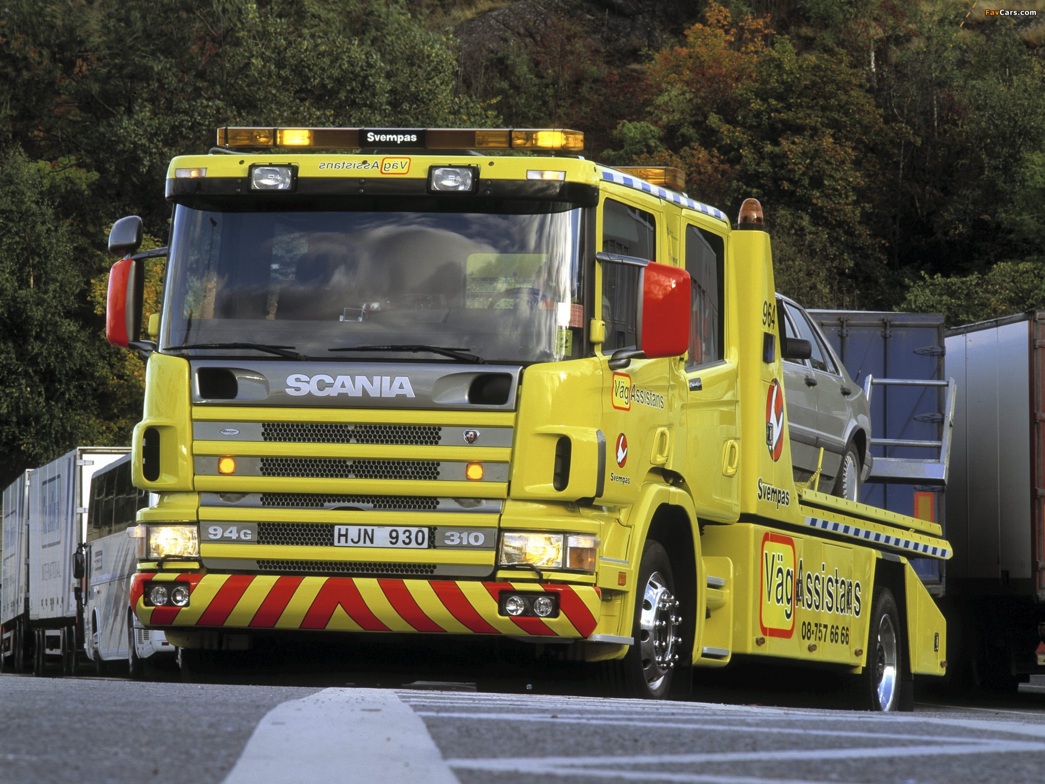 Scania P94GB 310 4x2 Crew Cab Tow Truck 1995–2004 wallpapers (2048 x 1536)