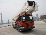 Images of Scania P420 10x4 Firetruck by Bronto Skylift 2004–10