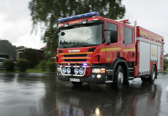 Images of Scania P340 4x2 Crew Cab Fire Engine 2005–10
