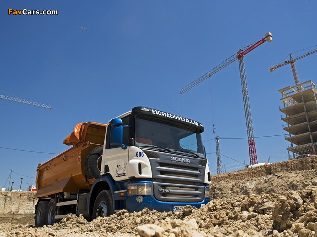 Images of Scania P340 6x4 Tipper 2005–10 (640 x 480)