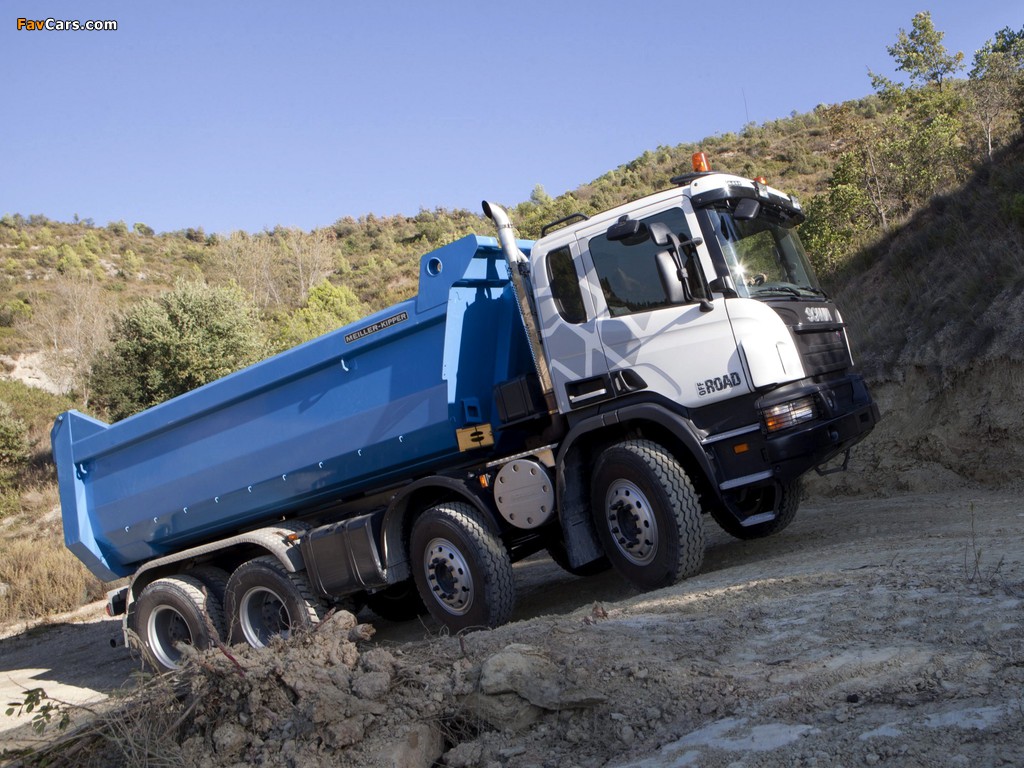Images of Scania P420 8x4 Tipper Off-Road Package 2011 (1024 x 768)