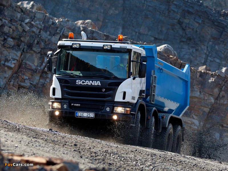 Images of Scania P420 8x4 Tipper Off-Road Package 2011 (800 x 600)