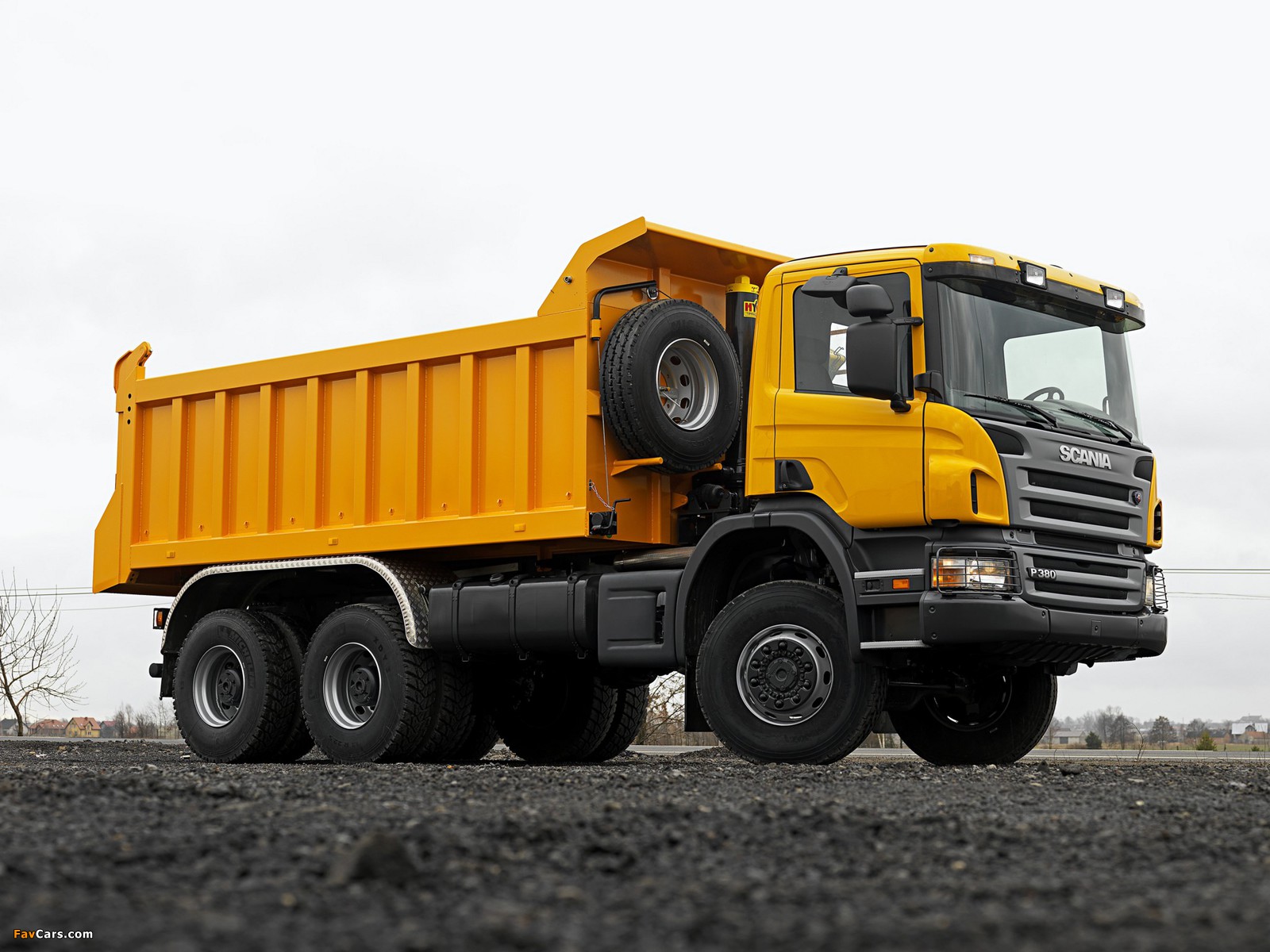 Pictures of Scania P380 6x6 Tipper 2004–10 (1600 x 1200)