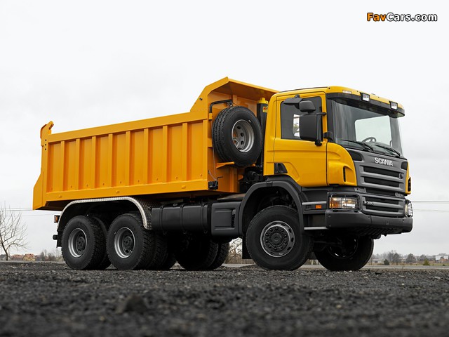 Pictures of Scania P380 6x6 Tipper 2004–10 (640 x 480)
