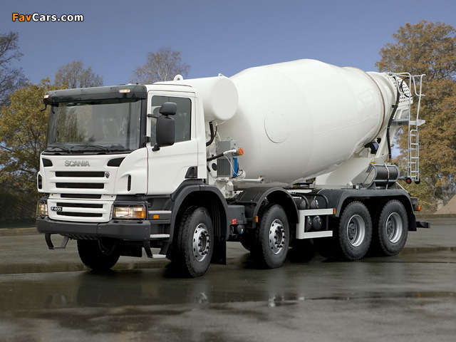 Pictures of Scania P400 8x4 Mixer 2004–10 (640 x 480)