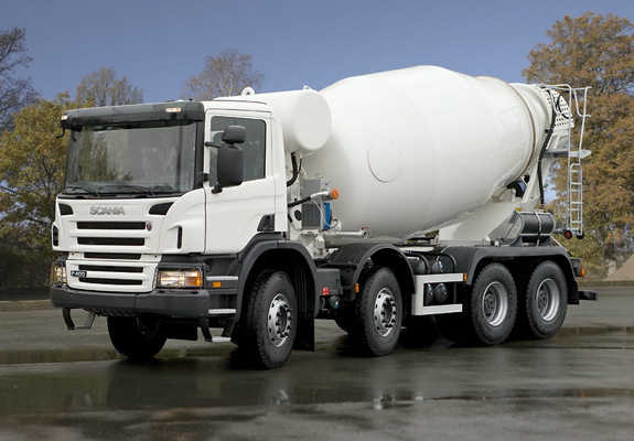 Pictures of Scania P400 8x4 Mixer 2004–10