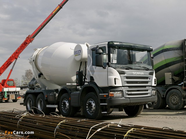 Pictures of Scania P380 8x4 Mixer 2004–10 (640 x 480)
