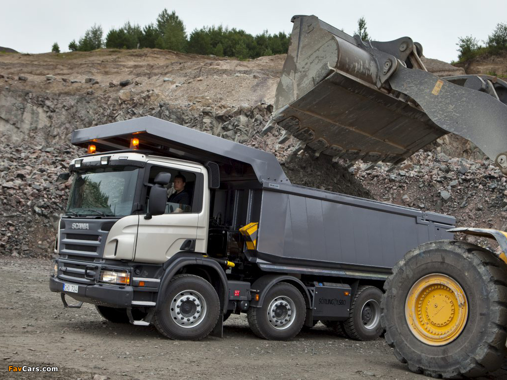 Pictures of Scania P420 8x4 Tipper 2010–11 (1024 x 768)