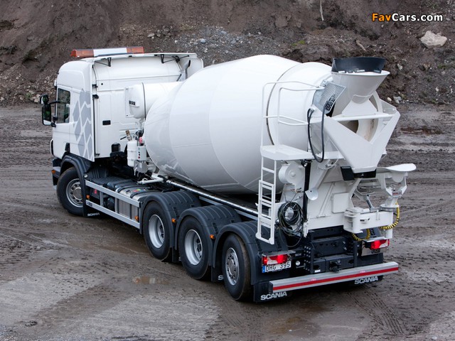 Pictures of Scania P400 8x4 Highline Mixer 2011 (640 x 480)