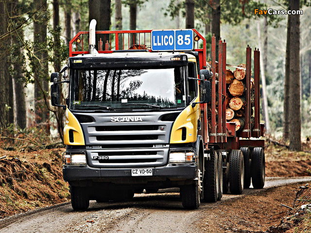 Scania P380 6x4 Timber Truck 2004–10 images (640 x 480)