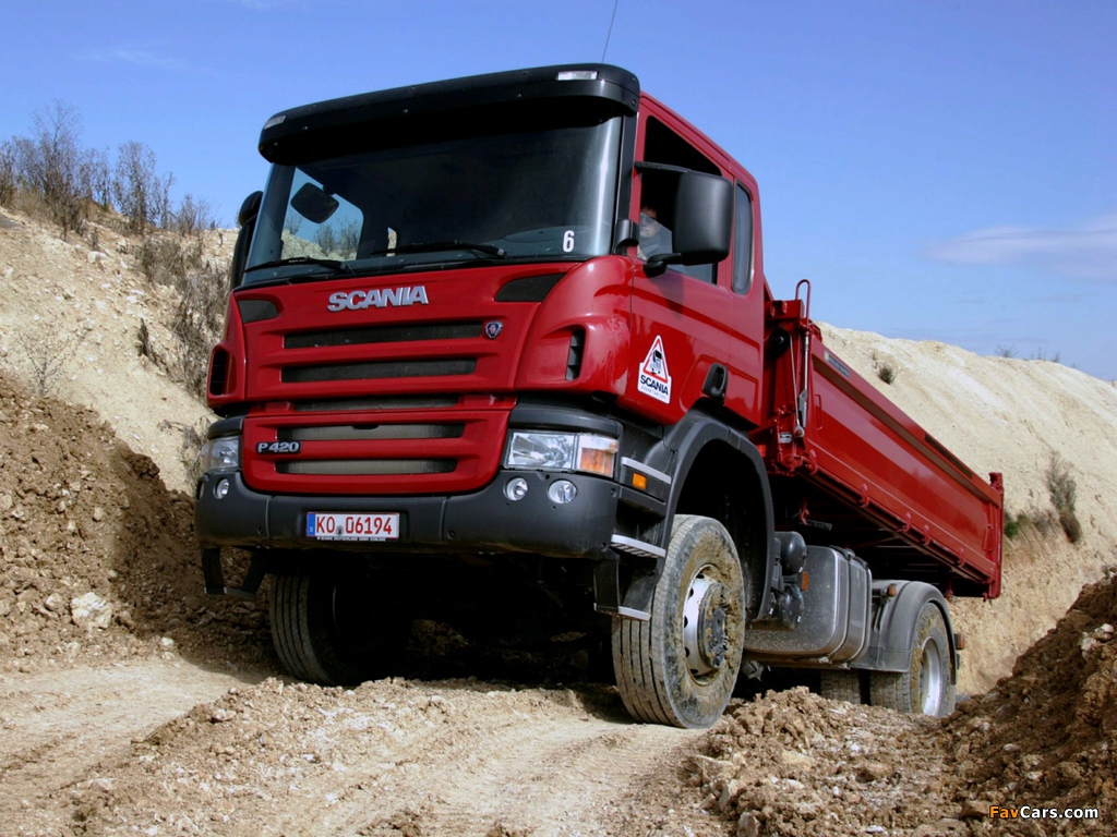 Scania P420 4x4 Tipper 2004–10 images (1024 x 768)