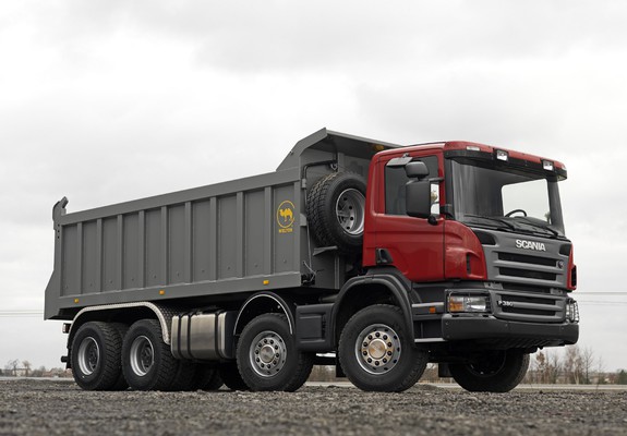 Scania P380 8x4 Tipper 2004–10 images
