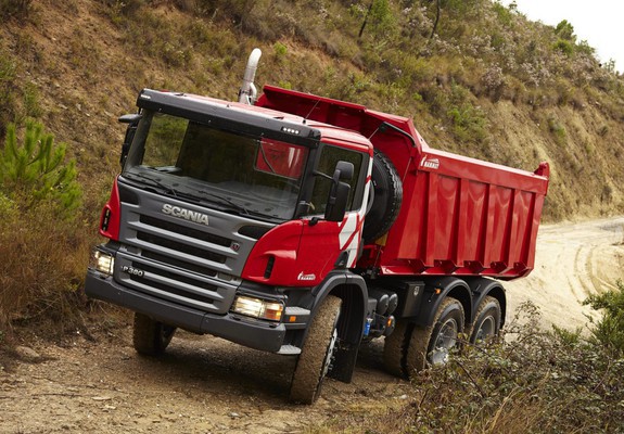 Scania P380 6x4 Tipper 2004–10 images